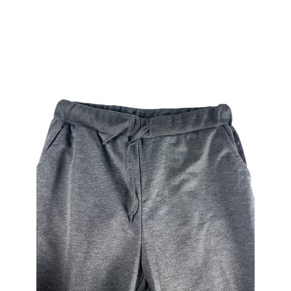 Womens Gray Jogger sweat shorts Size L - Picture 3 of 5
